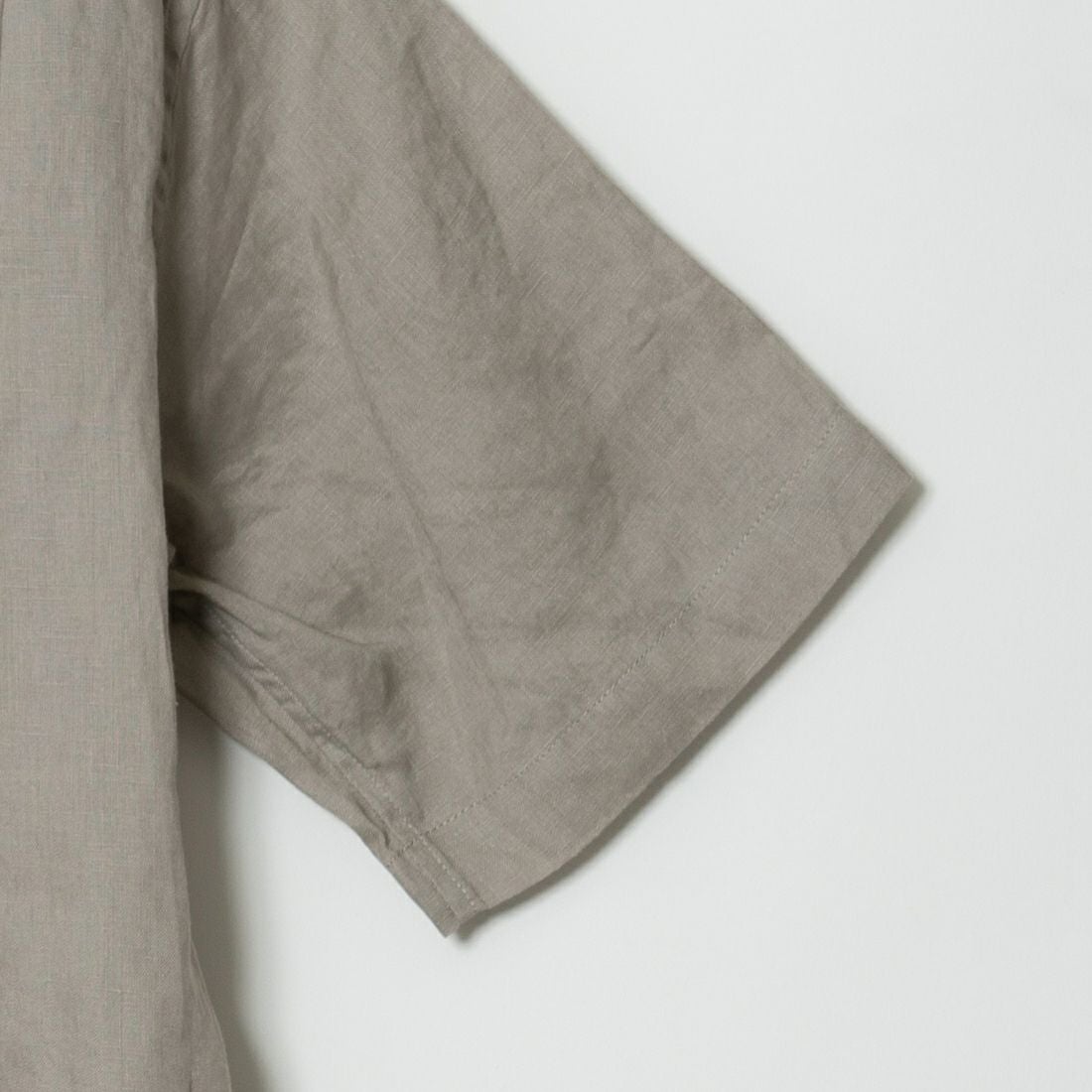 33Degrees [サーティスリーディグリーズ] フレンチリネン ショートスリーブシャツ [BFP610] 710 BEIGE