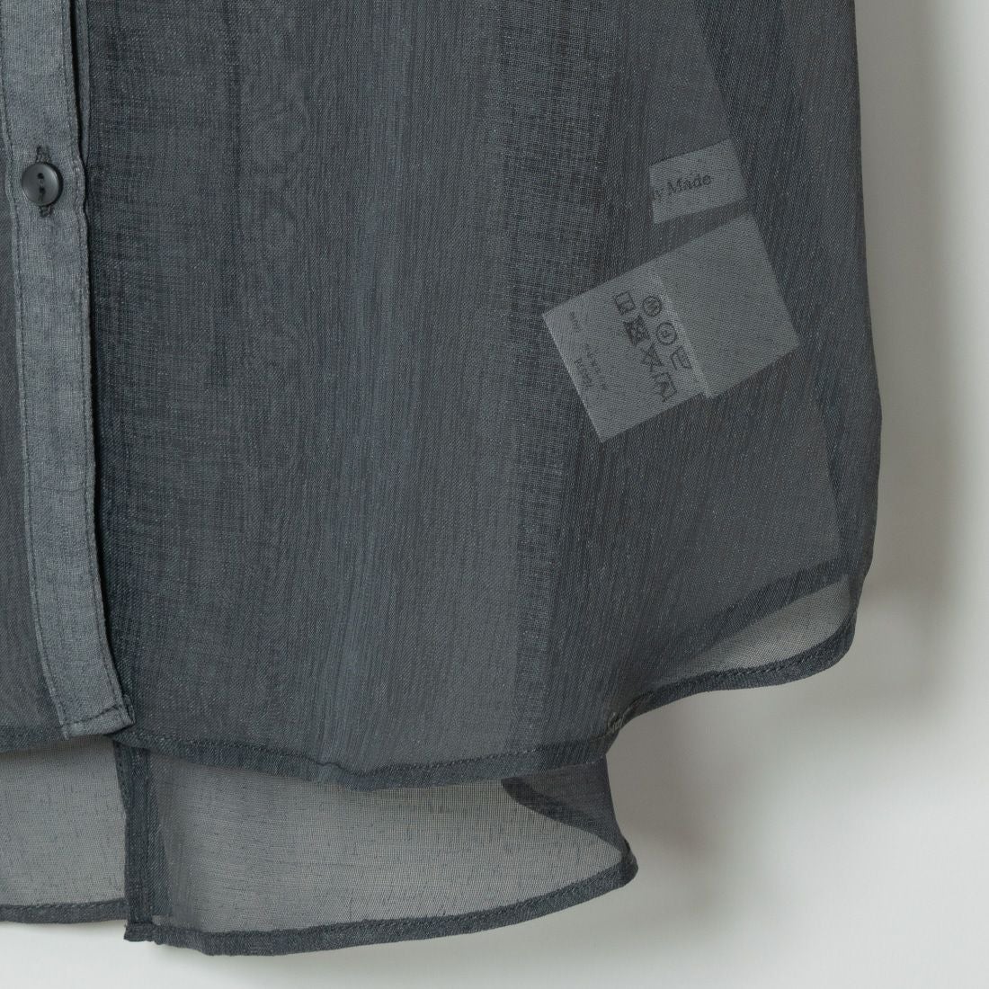 Jf Ready Made [ジェイエフレディメイド] シアーリネンバックリボンシャツ [754376] 13 ﾁｬｺｰﾙｸﾞ