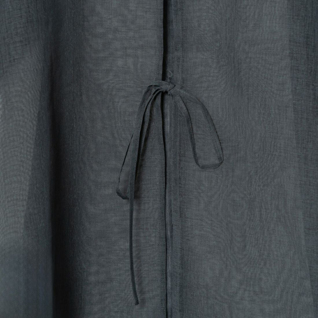 Jf Ready Made [ジェイエフレディメイド] シアーリネンバックリボンシャツ [754376] 13 ﾁｬｺｰﾙｸﾞ