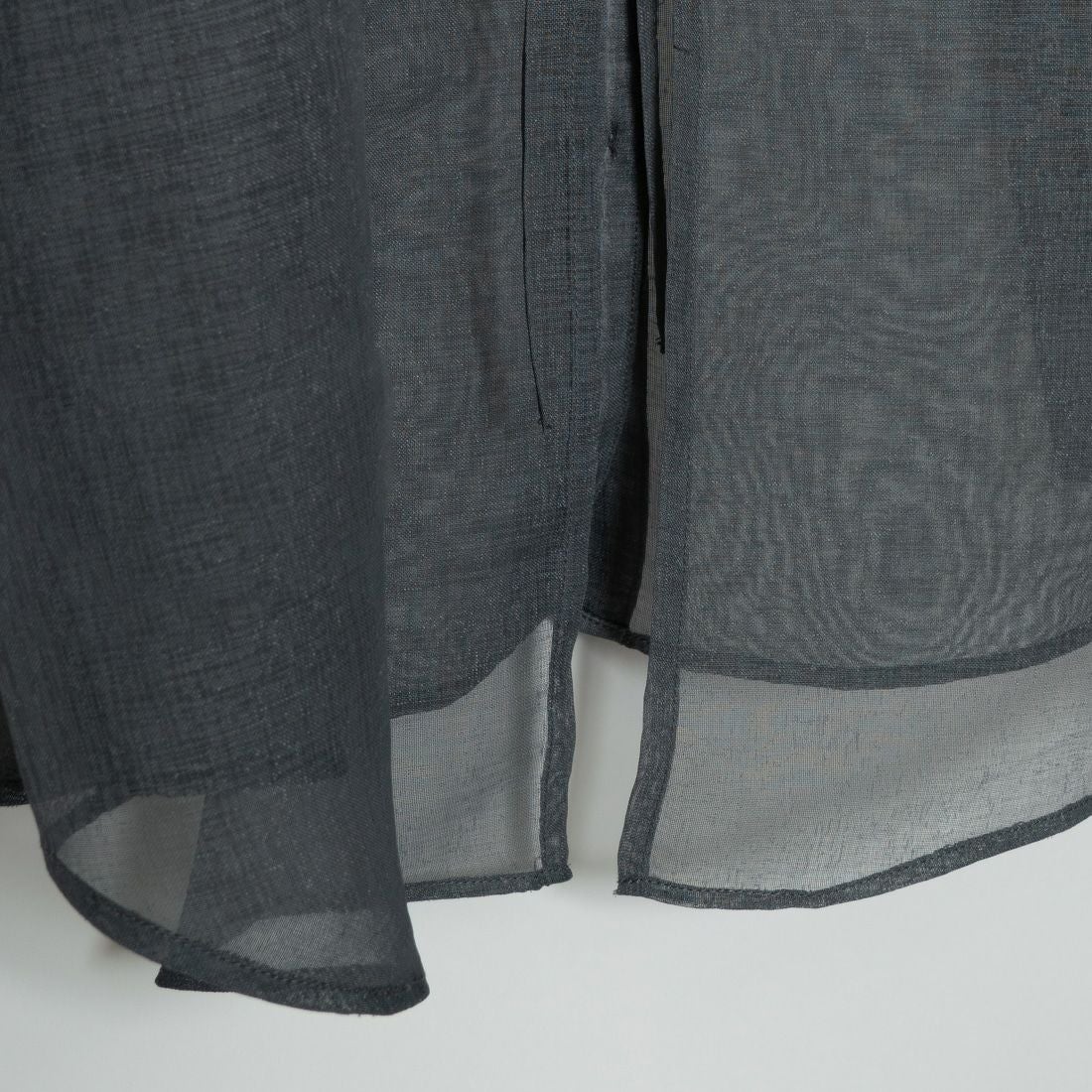 Jf Ready Made [ジェイエフレディメイド] シアーリネンバックリボンシャツ [754376] 13 ﾁｬｺｰﾙｸﾞ