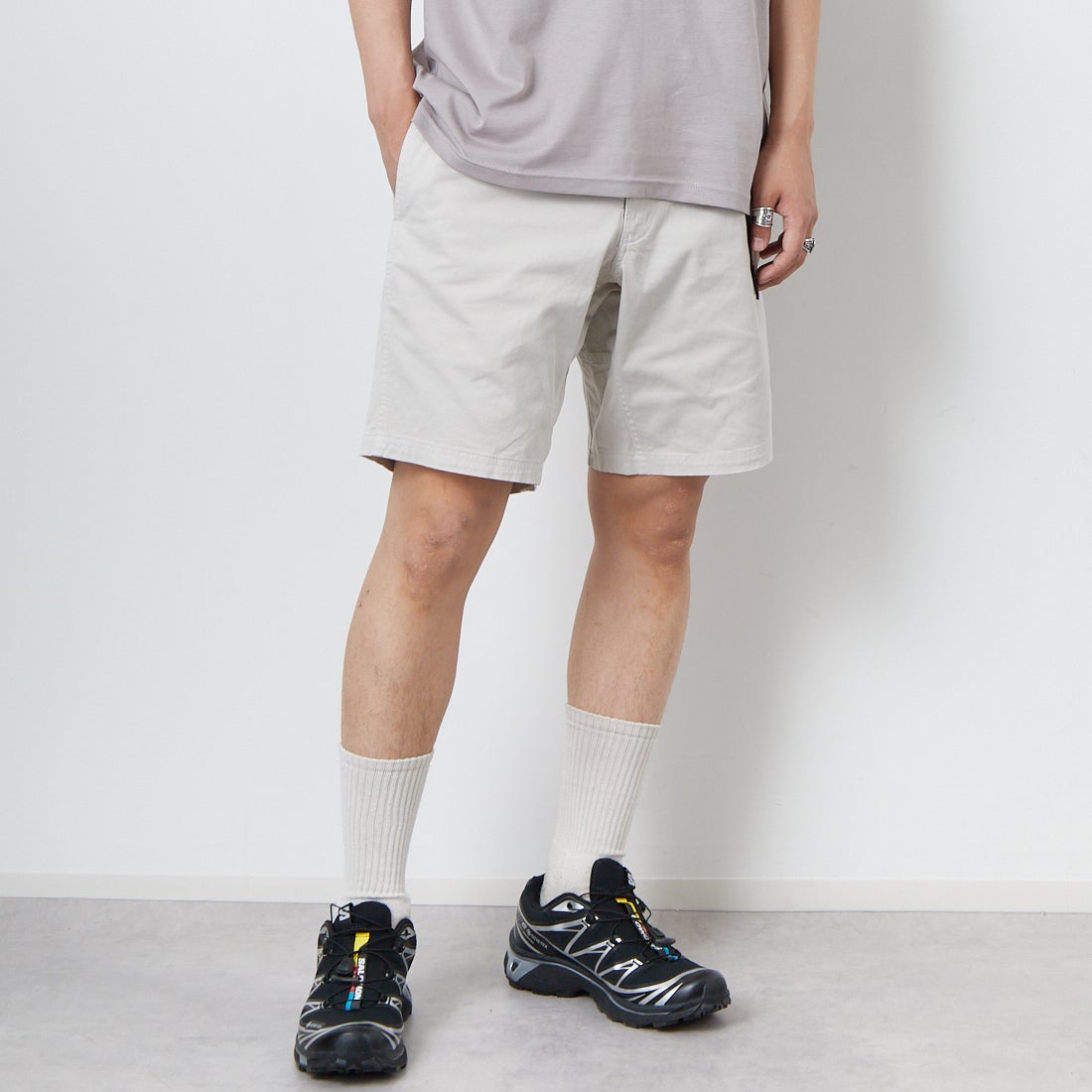 GRAMiCCi [グラミチ] NNショーツ [G106-OGS] DUNE &&モデル身長：179cm 着用サイズ：L&&