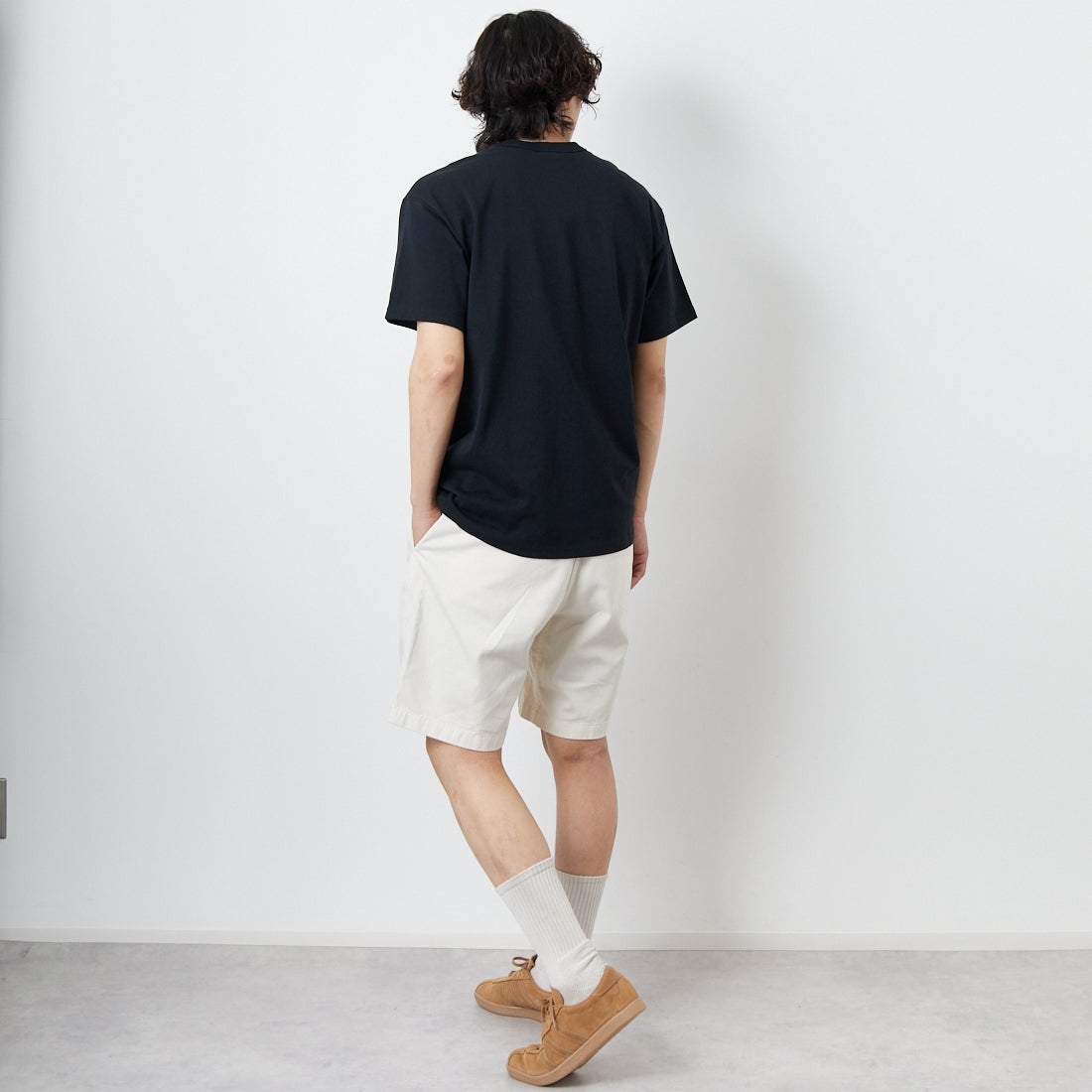 GRAMiCCi [グラミチ] Gショーツ [G101-OGT] GREIGE &&モデル身長：179cm 着用サイズ：L&&