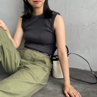 07 BLACK&&モデル身長：163cm 着用サイズ：F0&&