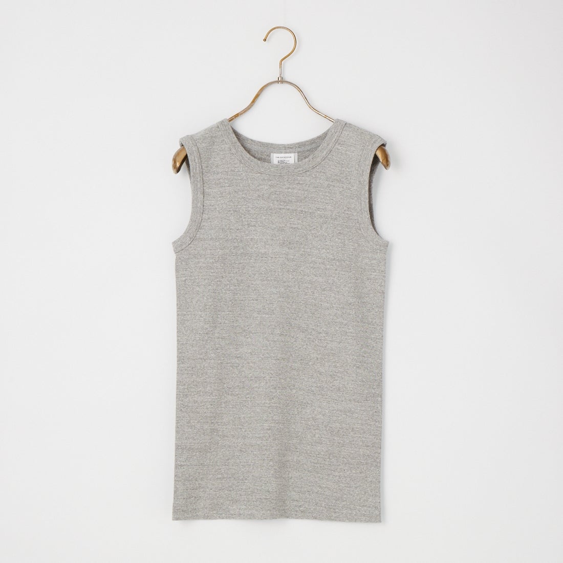 THE SHINZONE [ザ シンゾーン] サーキュラーリブ ノースリーブTシャツ [24MMSCU07] 06 GRAY