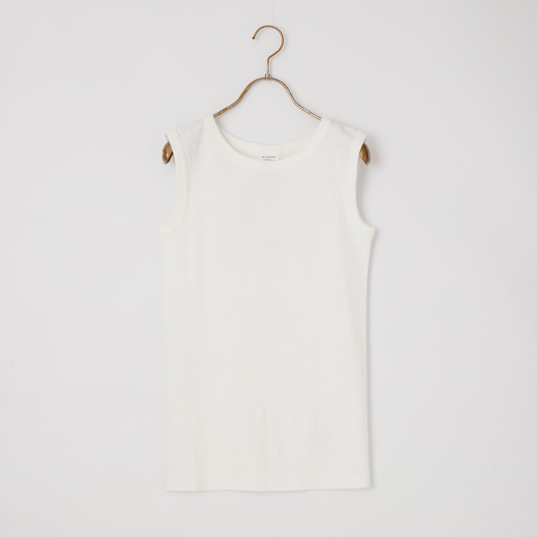 THE SHINZONE [ザ シンゾーン] サーキュラーリブ ノースリーブTシャツ [24MMSCU07] 01 WHITE