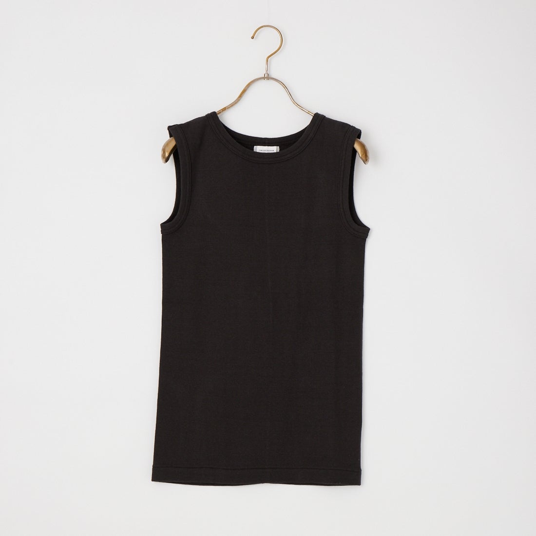THE SHINZONE [ザ シンゾーン] サーキュラーリブ ノースリーブTシャツ [24MMSCU07] 07 BLACK
