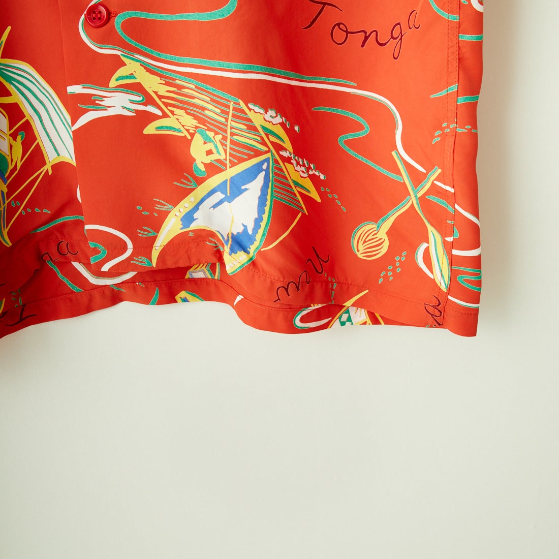 SUN SURF [サンサーフ] レーヨンハワイアンシャツ [SS39215] 165 RED