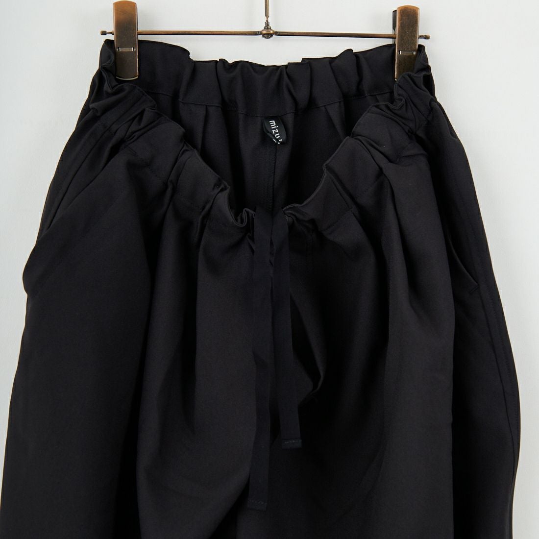 mizuiro ind [ミズイロインド] ワイドカーゴパンツ [1-260016] 99 BLACK