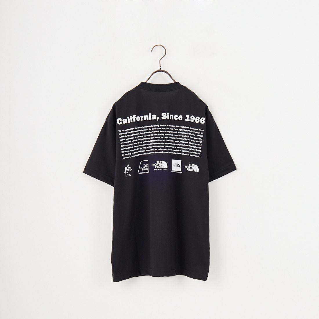 THE NORTH FACE [ザ ノースフェイス] ショートスリーブ ヒストリカルロゴTシャツ [NT32407] K