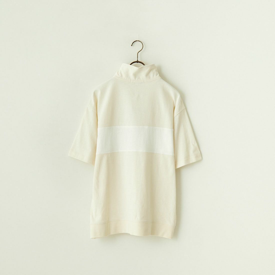 U.S.POLO ASSN. [ユーエスポロアッスン] 別注 ハーフジップ ショートスリーブTシャツ [PLM42217IN-JF] ｱｲﾎﾞﾘｰ