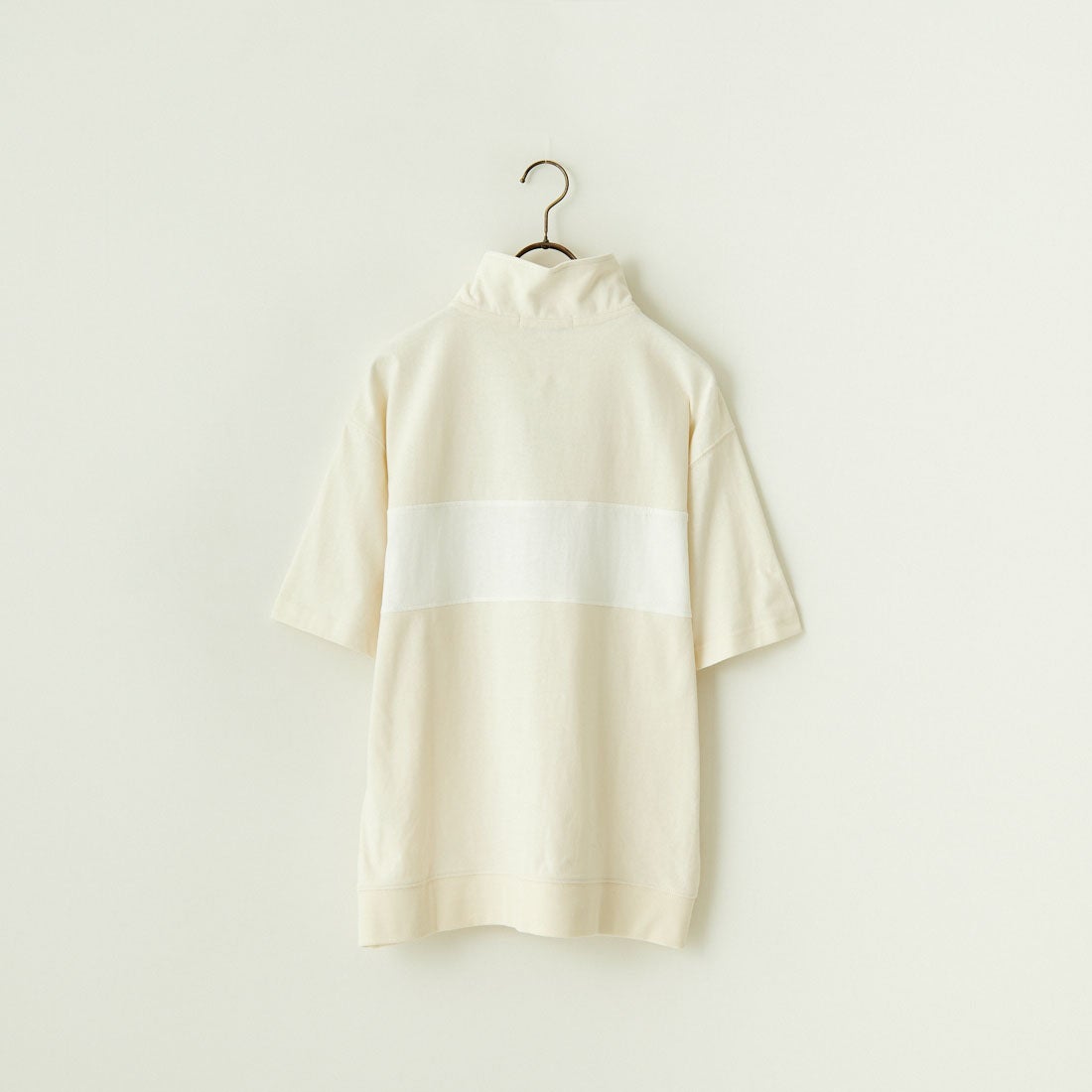 U.S.POLO ASSN. [ユーエスポロアッスン] 別注 ハーフジップ ショートスリーブTシャツ [PLM42217IN-JF] ｱｲﾎﾞﾘｰ
