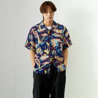 128 NAVY&&モデル身長：179cm 着用サイズ：L&&