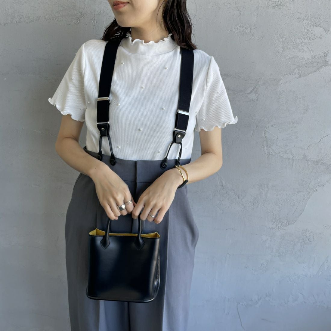 02 OFF&&モデル身長：160cm 着用サイズ：F&&