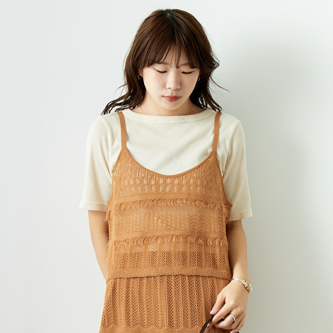 ﾓｶ&&モデル身長：167cm 着用サイズ：F&&