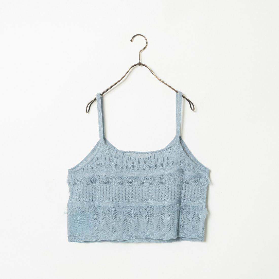 Jeans Factory Clothes [ジーンズファクトリークローズ] メッシュフリンジビスチェ [11242810] ﾌﾞﾙｰｸﾞﾚｰ