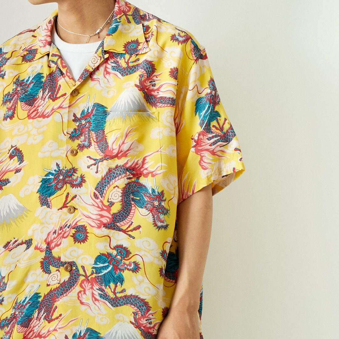 SUN SURF [サンサーフ] レーヨンハワイアンシャツ [SS39227] 155 YELLOW