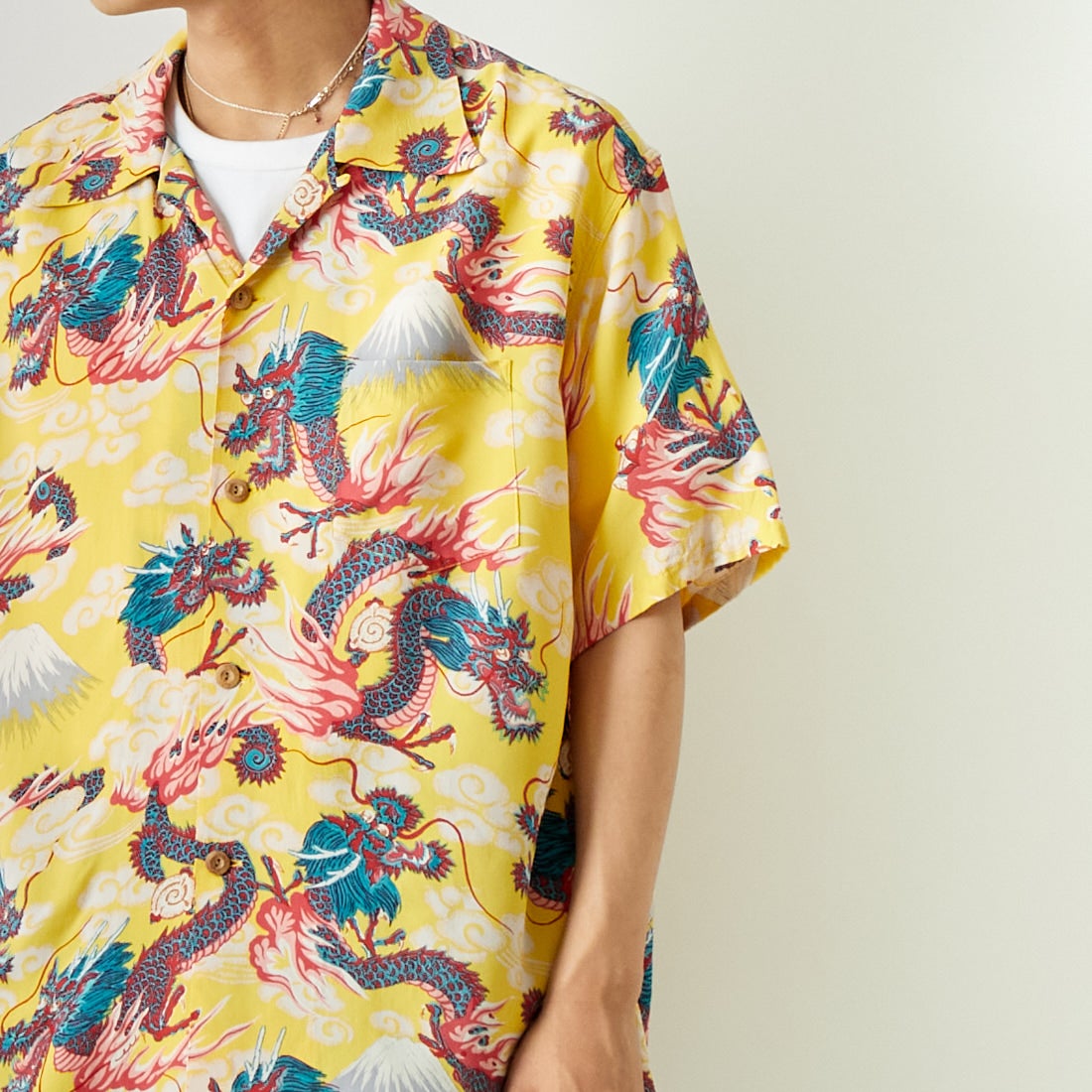 SUN SURF [サンサーフ] レーヨンハワイアンシャツ [SS39227] 155 YELLOW