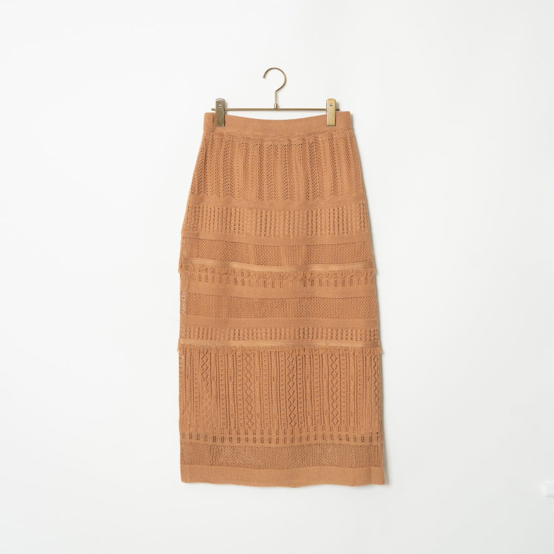 Jeans Factory Clothes [ジーンズファクトリークローズ] メッシュフリンジスカート [11242812] ﾓｶ