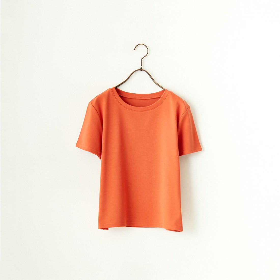 CLOCHE [クロシェ] クルーネックコンパクトTシャツ [41285759] ｵﾚﾝｼﾞ