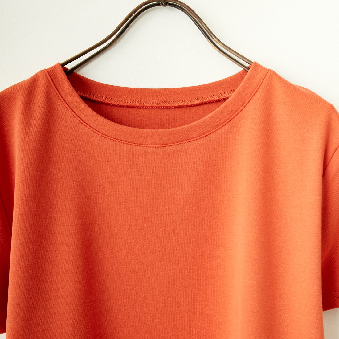 CLOCHE [クロシェ] クルーネックコンパクトTシャツ [41285759] ｵﾚﾝｼﾞ