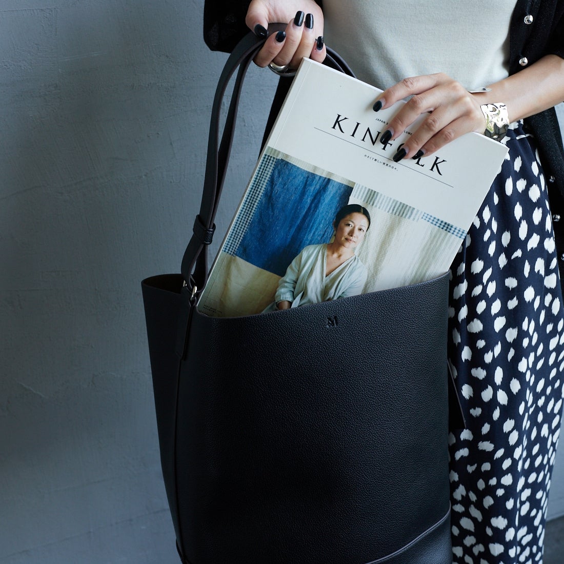 &MyuQ [アンドミューク] 別注 JUNO バケツ型トートバッグ [MCB071-JF