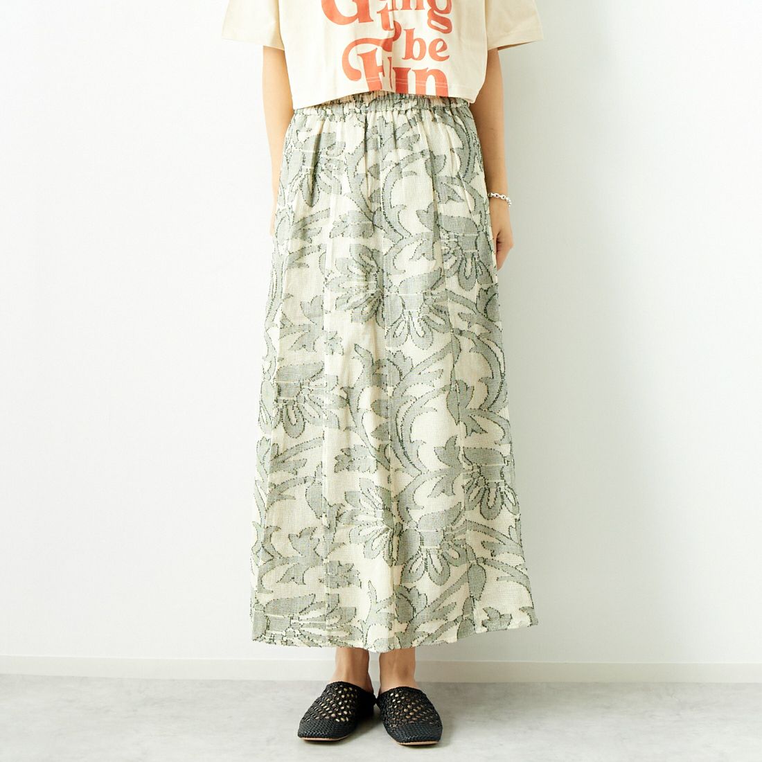 GREEN&&モデル身長：167cm 着用サイズ：F&&