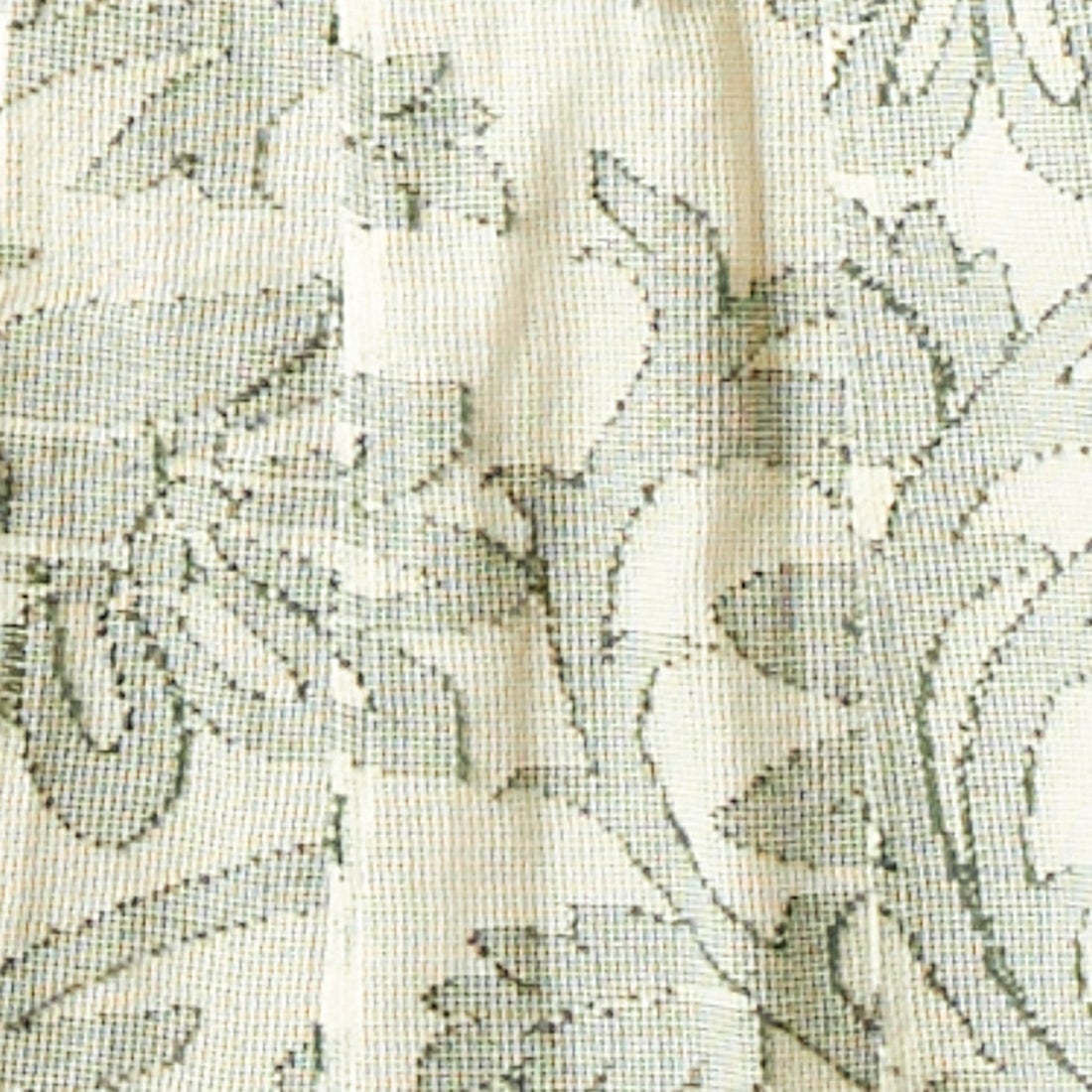 Jeans Factory Clothes [ジーンズファクトリークローズ] ネットカットジャガードフレアスカート [24771-PF] GREEN