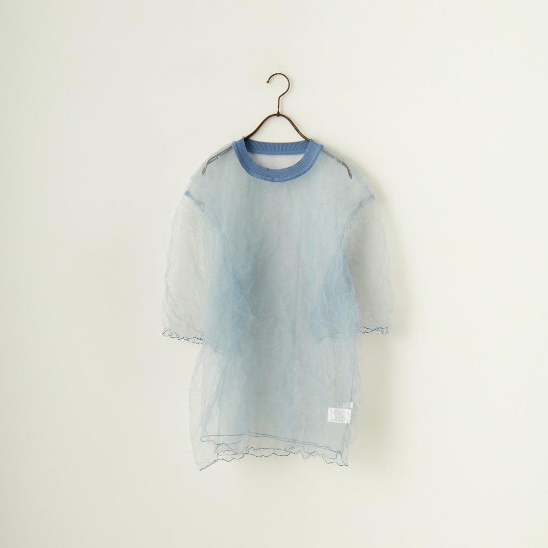 CHIGNON [シニヨン] チュールワッシャーTシャツ [9243-603LA] BLUE