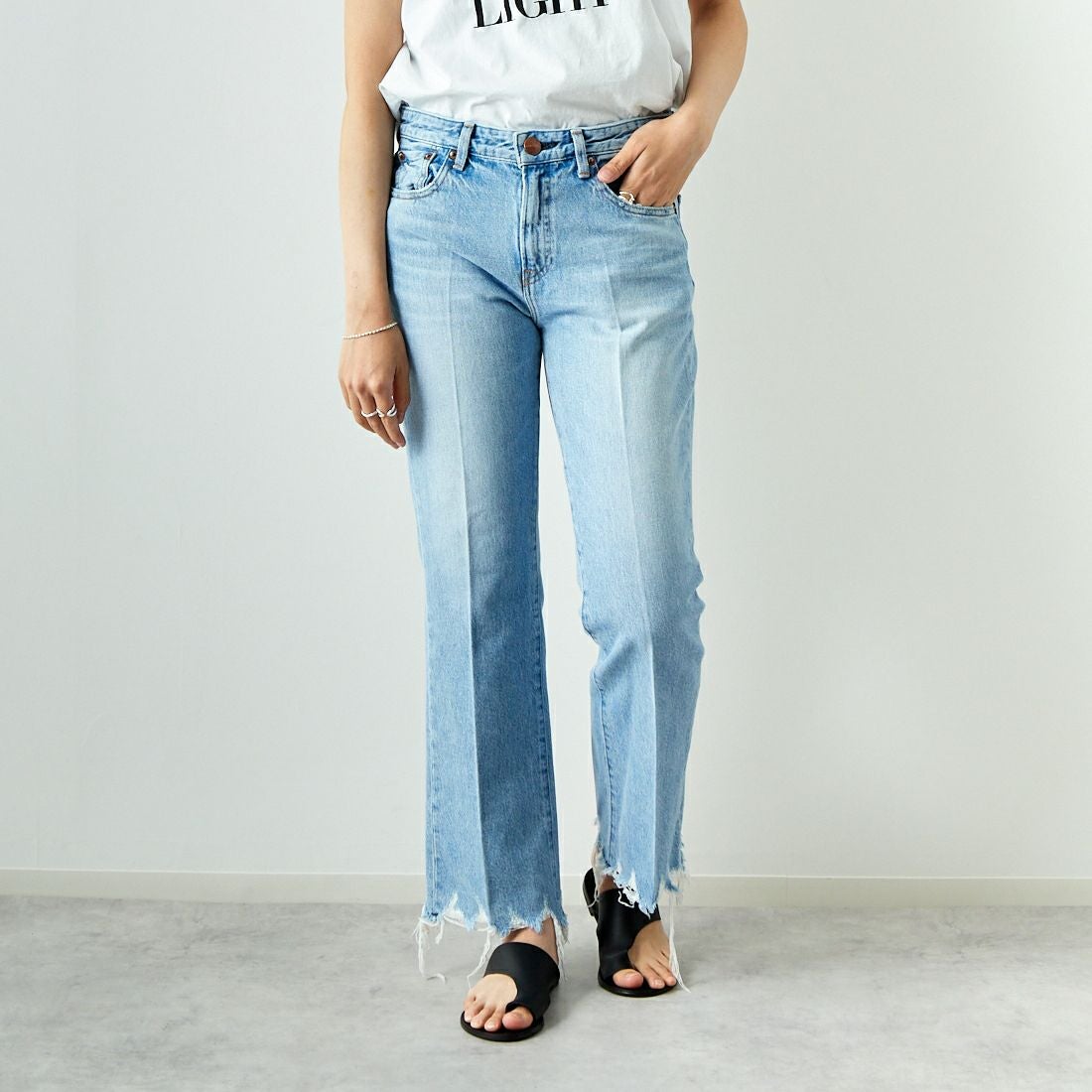 K-EX IND L&&モデル身長：168cm 着用サイズ：25&&