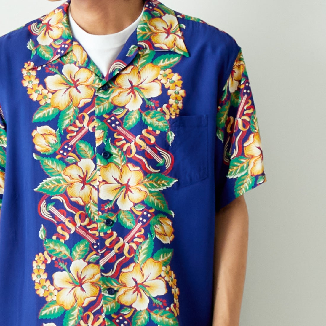 SUN SURF [サンサーフ] レーヨンハワイアンシャツ [SS39212] 128 NAVY