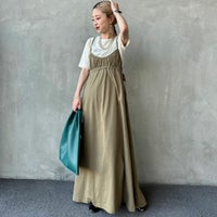 39 KHAKI&&モデル身長：150cm 着用サイズ：F&&