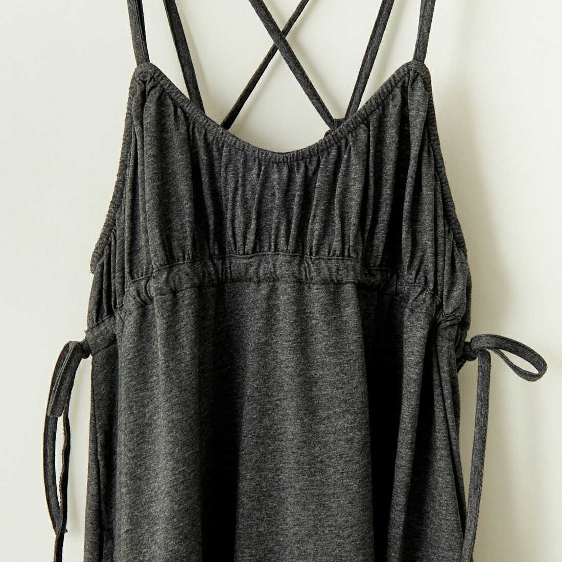 By/m [バイエム] マルチWAY ギャザーキャミカットワンピース [24122007] 07 GRAY