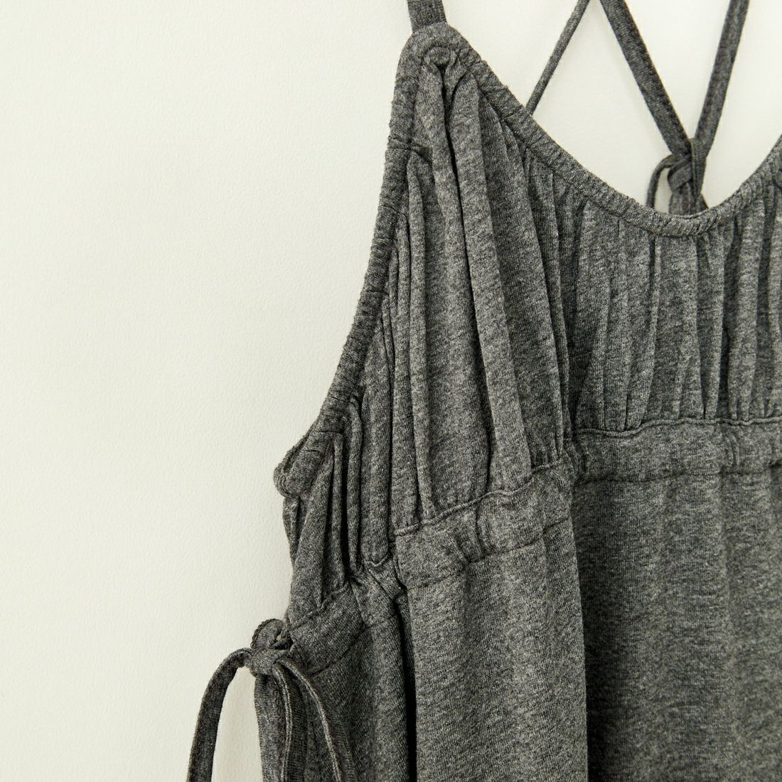 By/m [バイエム] マルチWAY ギャザーキャミカットワンピース [24122007] 07 GRAY