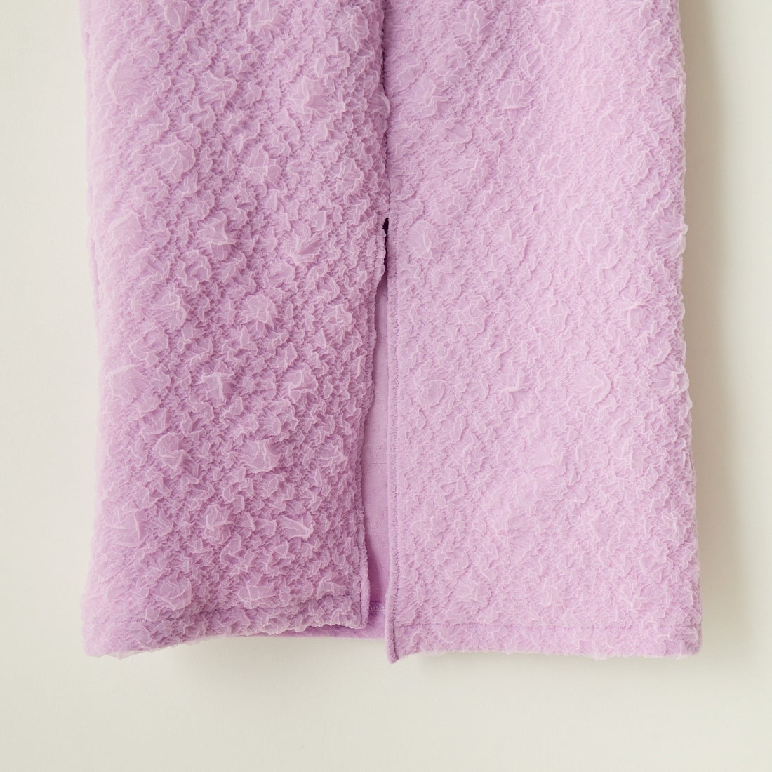 By/m [バイエム] ふくれジャガード ナローロングスカート [24122014] 45 LAVENDE