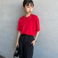 RED&&モデル身長：150cm 着用サイズ：F&&