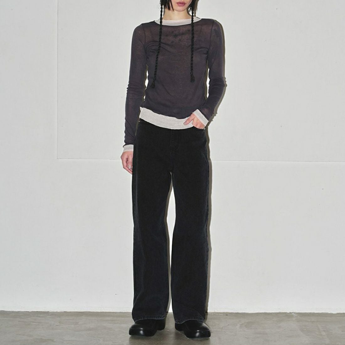 TODAYFUL [トゥデイフル] ハイゲージレイヤードロングTシャツ