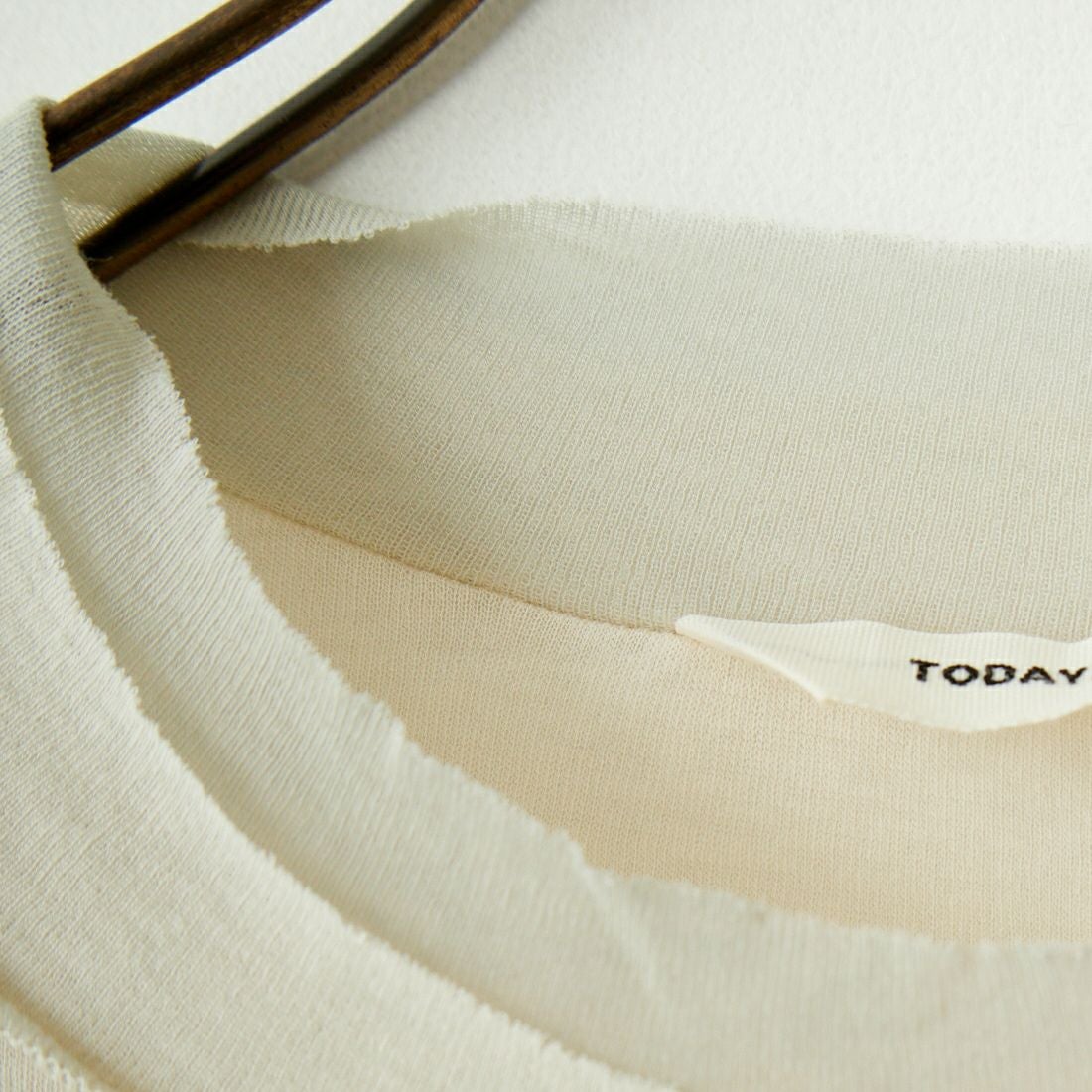 TODAYFUL [トゥデイフル] ハイゲージレイヤードロングTシャツ [12420606] ECRU