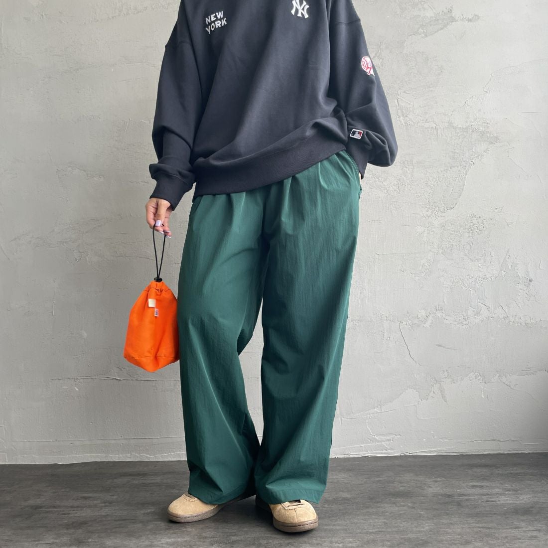 GREEN&&モデル身長：163cm 着用サイズ：F&&