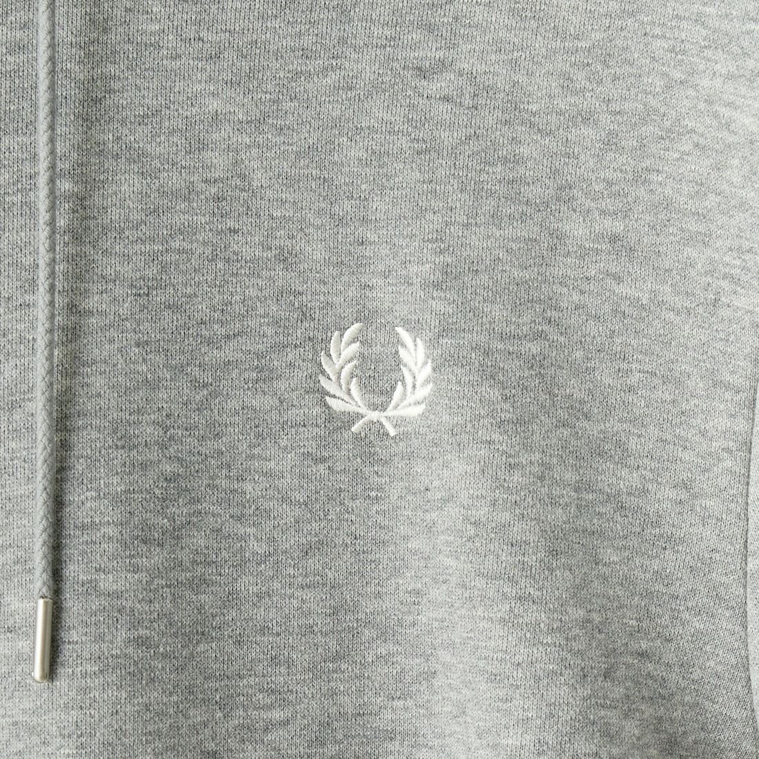 FRED PERRY [フレッドペリー] ワンポイントロゴ刺繍 スウェットパーカー [M2643] R49 STEEL