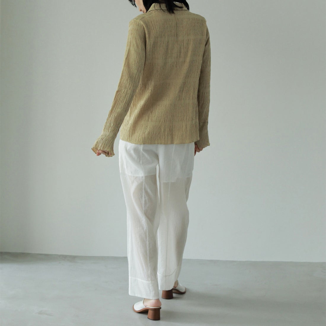 anuke [アンヌーク] シアーポケットパンツ [62410704] WHT