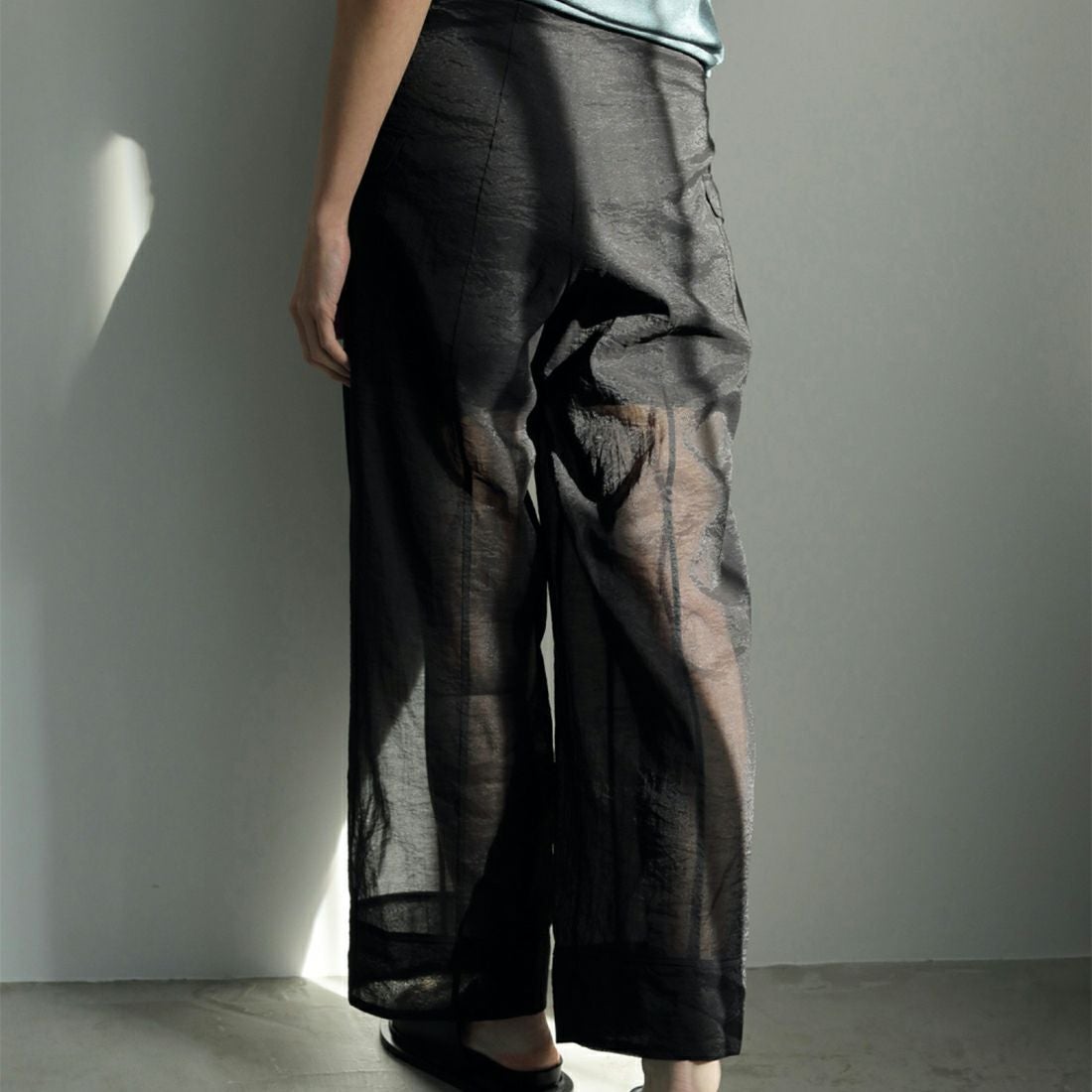 anuke [アンヌーク] シアーポケットパンツ [62410704] BLK