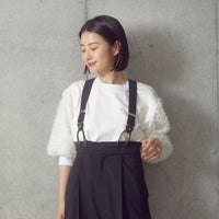 OFFWHITE&&モデル身長：163cm 着用サイズ：F&&