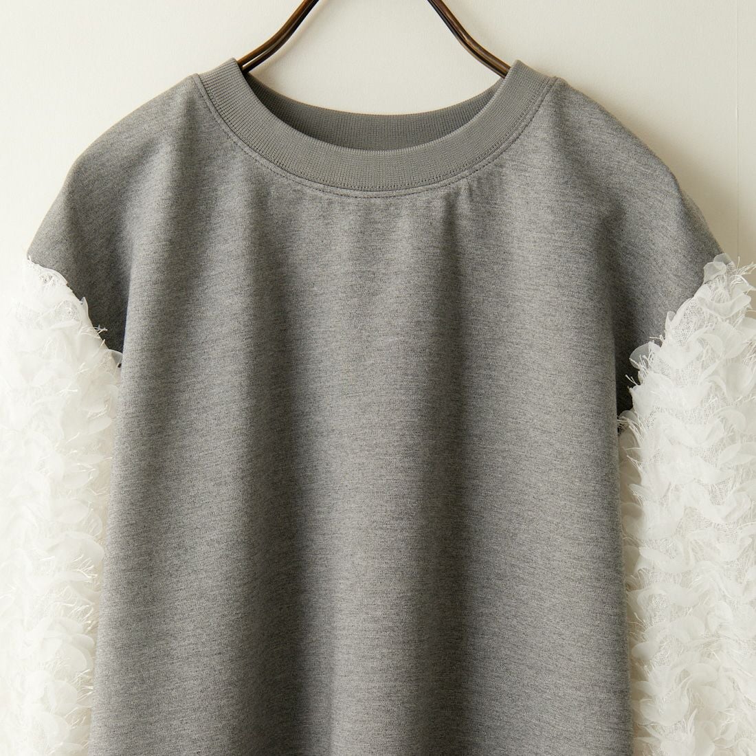 USINE [ユジーヌ] 袖ギャザープルオーバー [2430802] GRAY