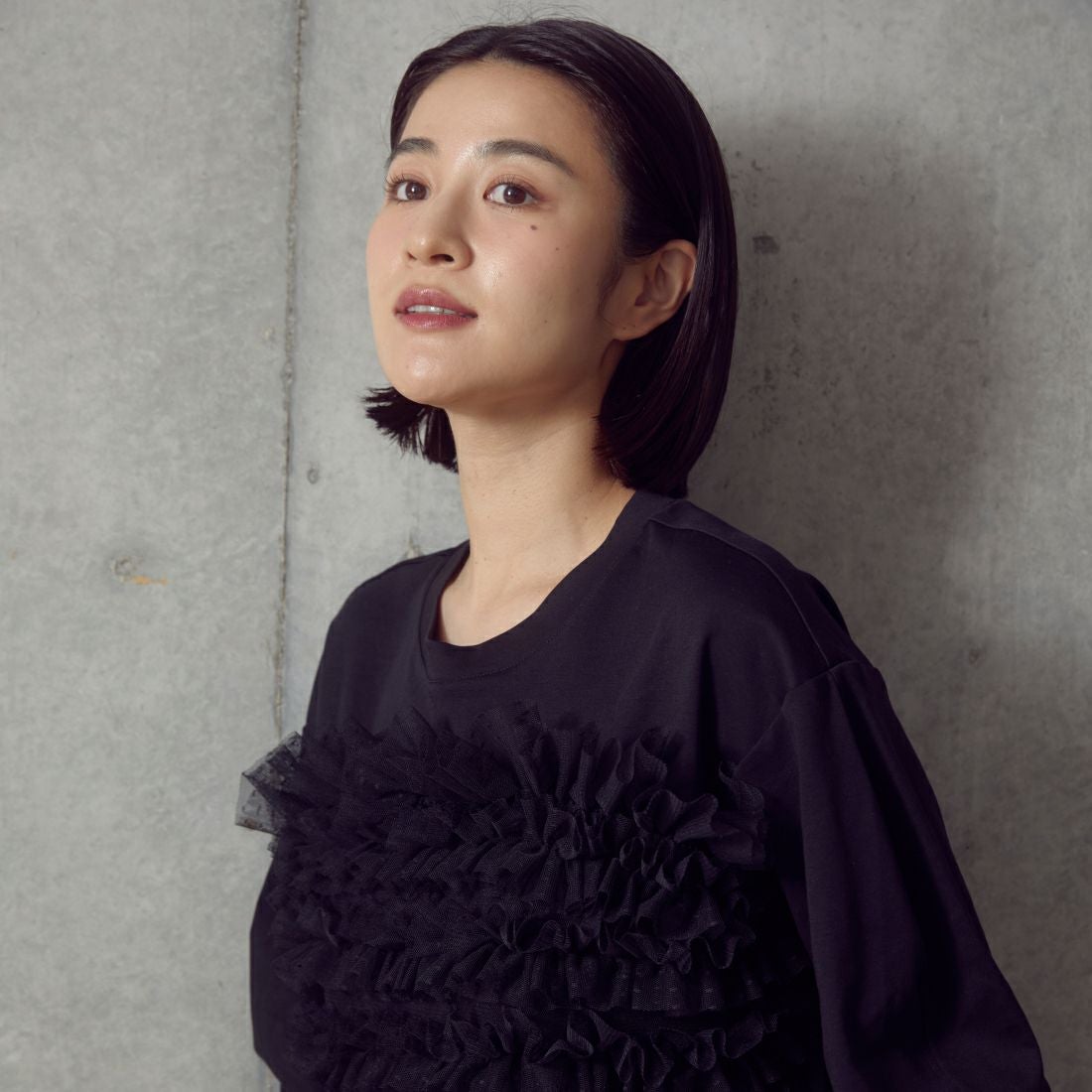 USINE [ユジーヌ] ピスチェドッキングプルオーバー [2430803] BLACK