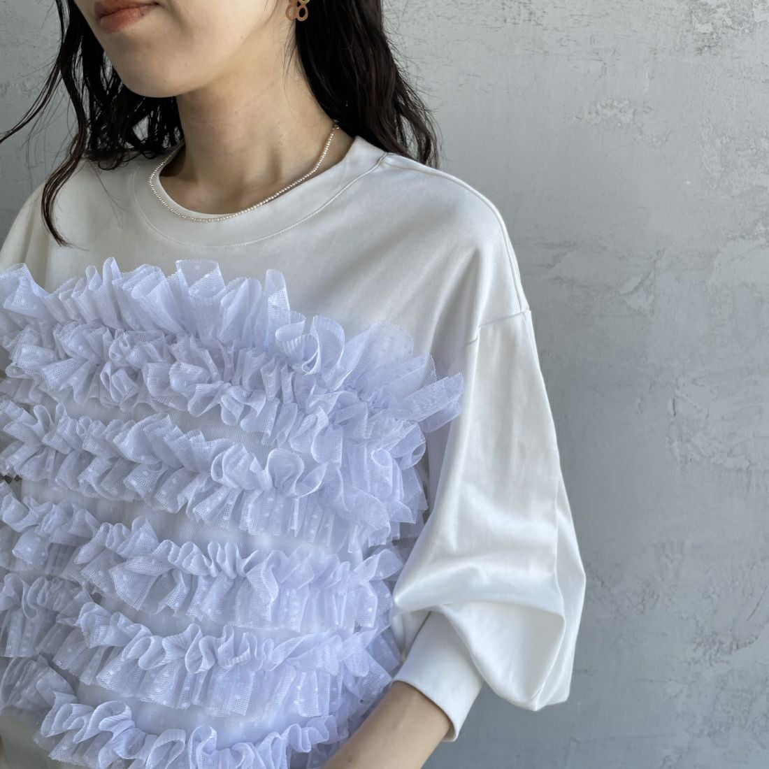 USINE [ユジーヌ] ピスチェドッキングプルオーバー [2430803] OFF WHITE