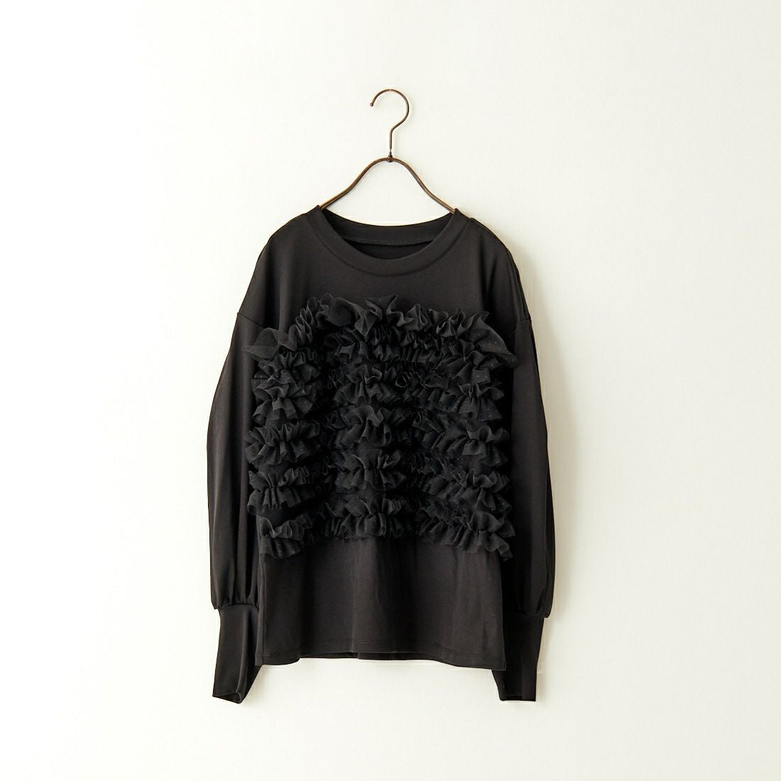 USINE [ユジーヌ] ピスチェドッキングプルオーバー [2430803] BLACK