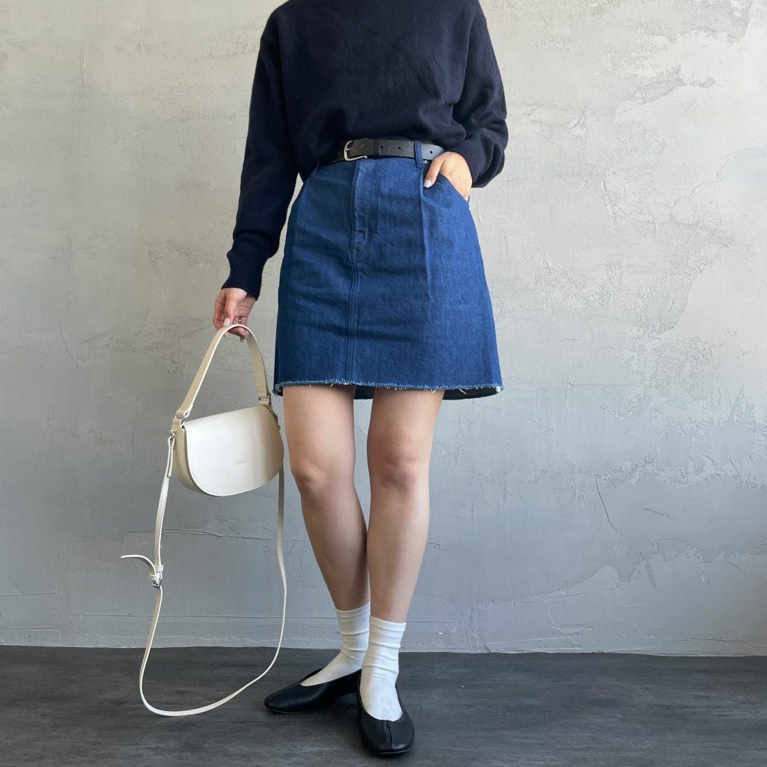 LTﾌﾞﾙｰ&&モデル身長：163cm 着用サイズ：S&&