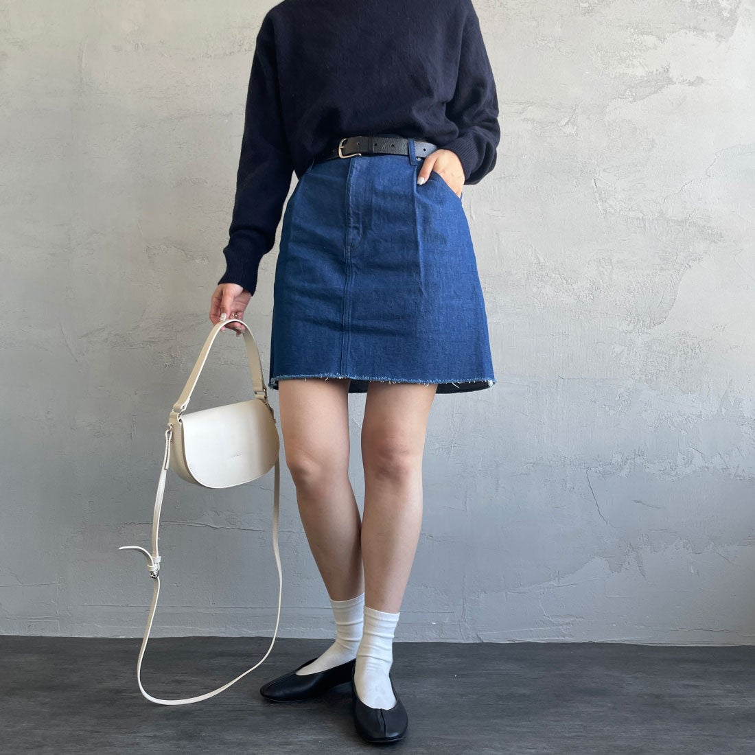 LTﾌﾞﾙｰ&&モデル身長：163cm 着用サイズ：S&&