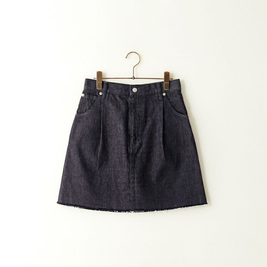 Americana × JEANS FACTORY [アメリカーナ × ジーンズファクトリー] 別注 カットオフデニムミニスカート [ASO-721-JF] ﾈｲﾋﾞｰ