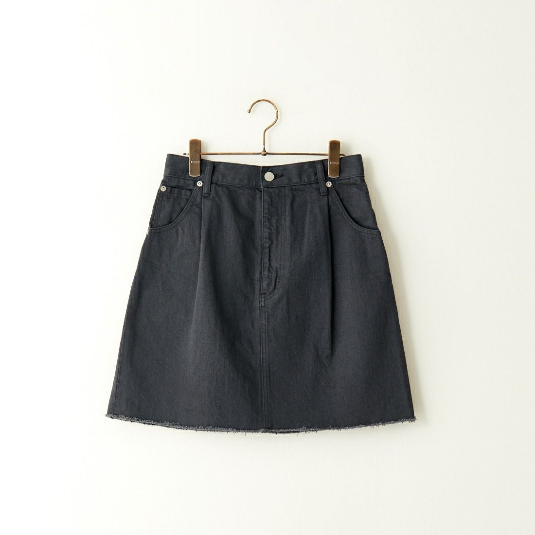 Americana × JEANS FACTORY [アメリカーナ × ジーンズファクトリー] 別注 カットオフデニムミニスカート [ASO-721-JF] ｽﾐｸﾛ